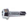 Buildright Self-Drilling Screw, #14 x 1 in, Zinc Plated Steel Hex Head Hex Drive, 345 PK 09824